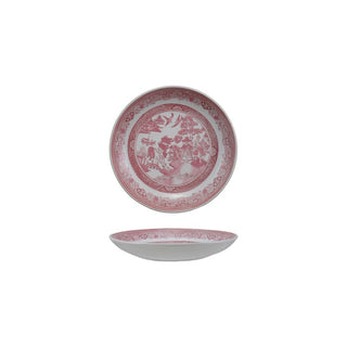 Pink & White Vintage Large Bowl