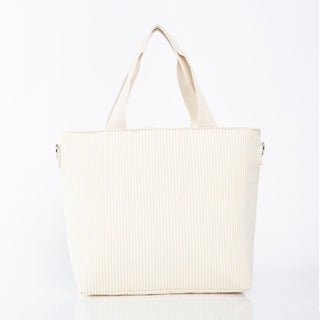 Striped Cooler Tote- Multiple Colors
