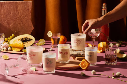 Rewined Cosmopolitan Glass Candle- 2 sizes