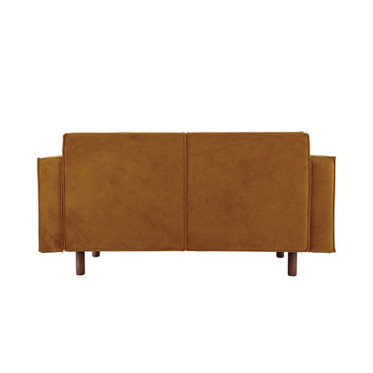 Chartreuse Velvet Sofa