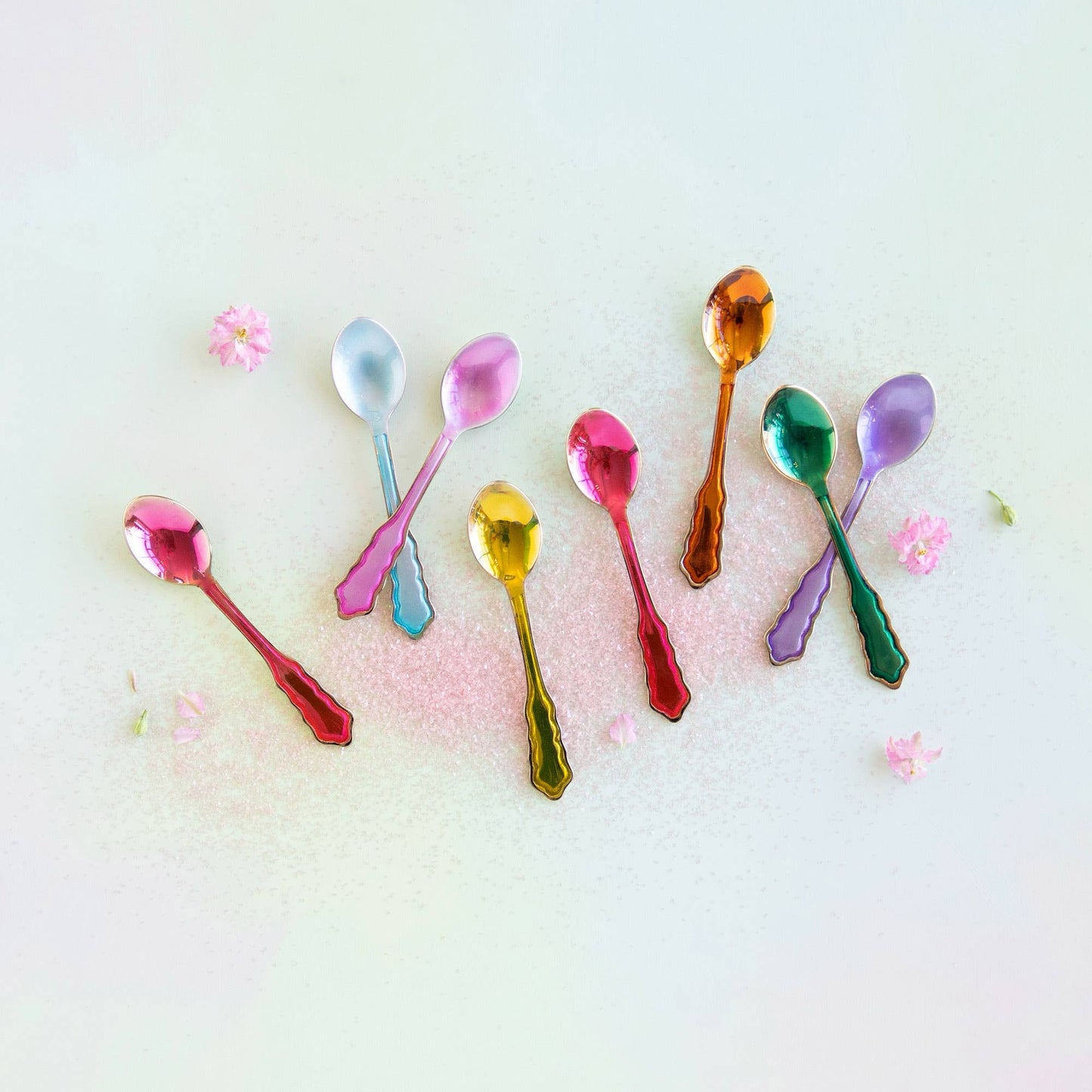 Glitterville Rainbow Metallic Spoon- 8 Colors