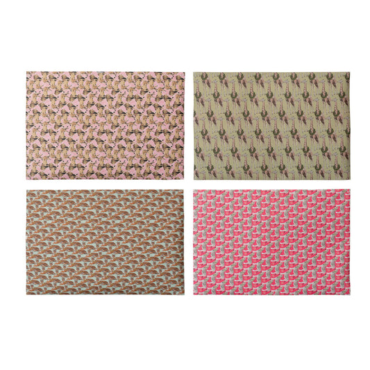 Animal Printed Gift Wrap Sheets