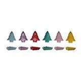 Stoneware Christmas Tree Dish, 6 Colors