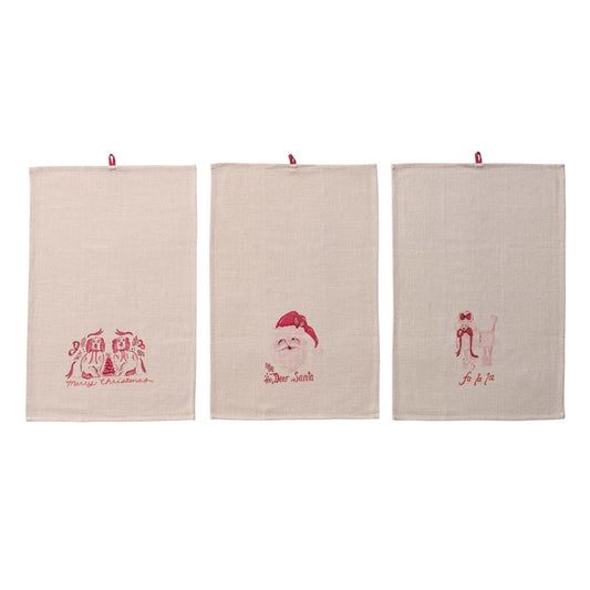 Christmas Tea Towel, 3 Styles