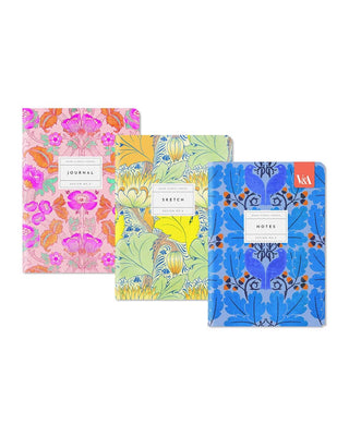 Neon Floral Notebook