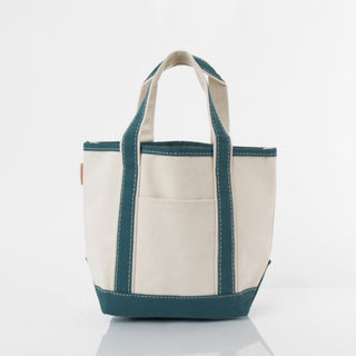 Small Canvas Open Tote- Multiple Colors