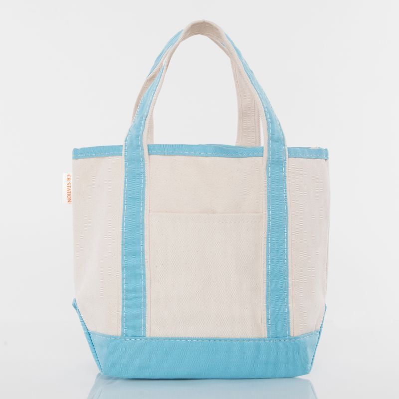Small Canvas Open Tote- Multiple Colors