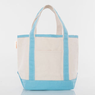 Small Canvas Open Tote- Multiple Colors