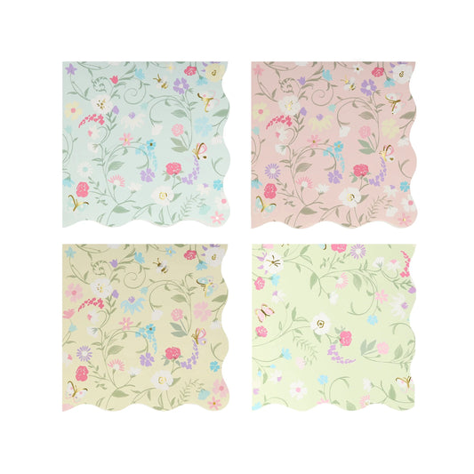 Meri Meri Laduree Paris Floral Small Napkins 16ct