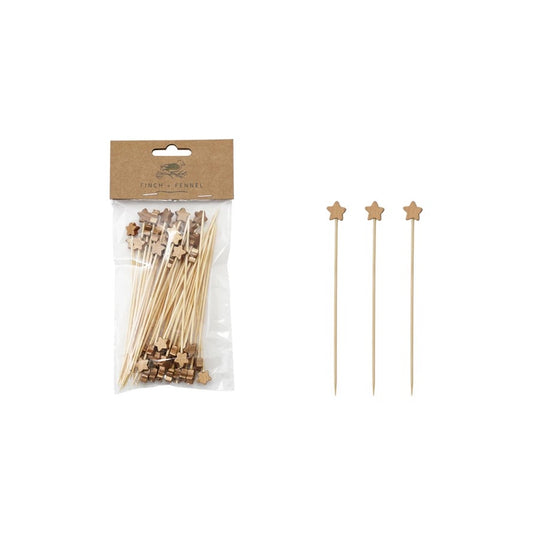 Gold Star Food/Cocktail Picks, 50ct
