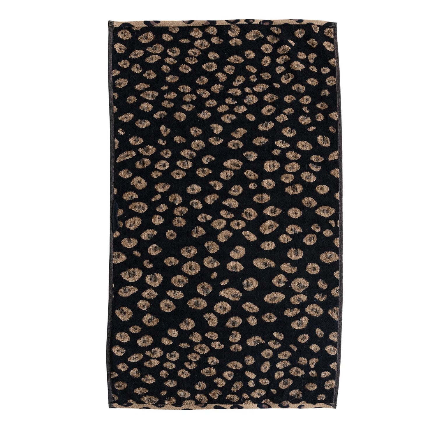Leopard Woven Cotton Terry Hand Towel 30'' x 18"