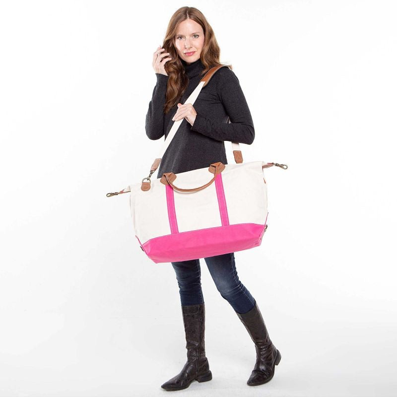 Canvas Weekender Bag- Multiple Colors