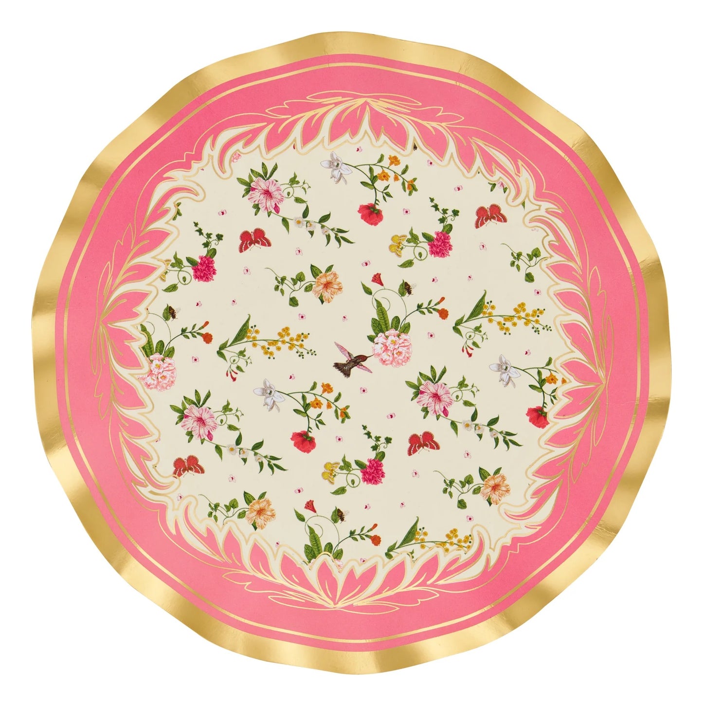 Wavy Dinner Plate Rococco Set/8