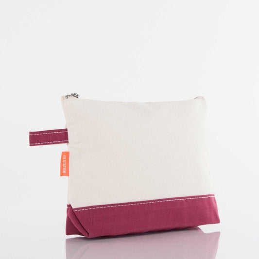 Canvas Makeup Bag (Multiple Colors)
