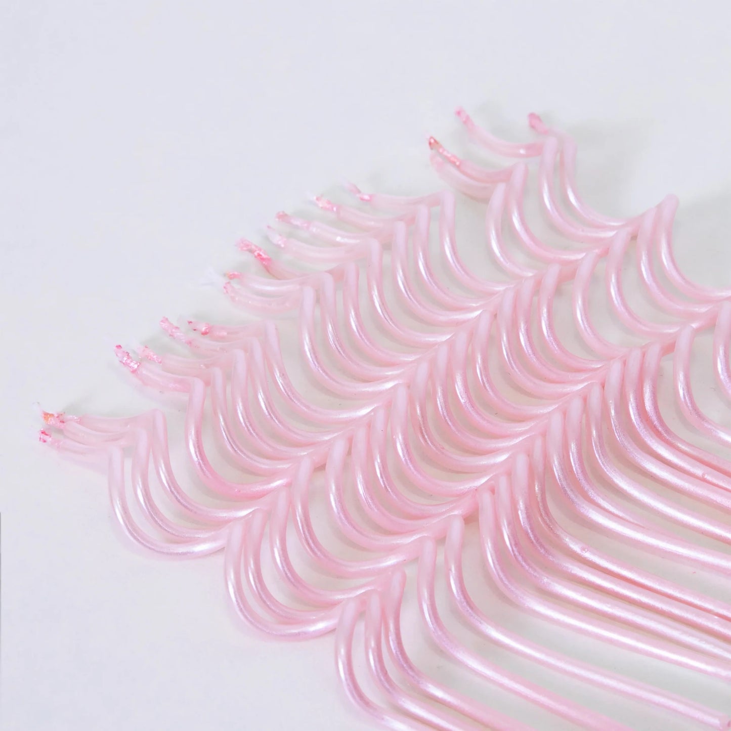 Pink Swirly Candles-20ct