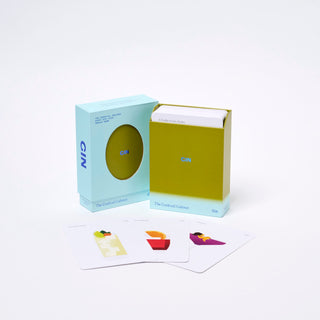 The Cocktail Cabinet: Gin | 50 Retro Mid-Century Mixology Recipe Cards