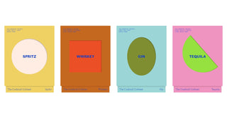 The Cocktail Cabinet: Gin | 50 Retro Mid-Century Mixology Recipe Cards