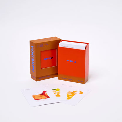 The Cocktail Cabinet: Whiskey Recipe Deck – 50 Illustrated Mixology Cards