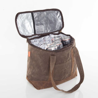 Waxed Canvas Large Lunch Cooler, Multiple Colors