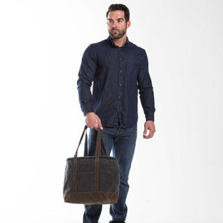 Waxed Canvas Large Lunch Cooler, Multiple Colors