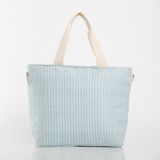 Striped Cooler Tote- Multiple Colors