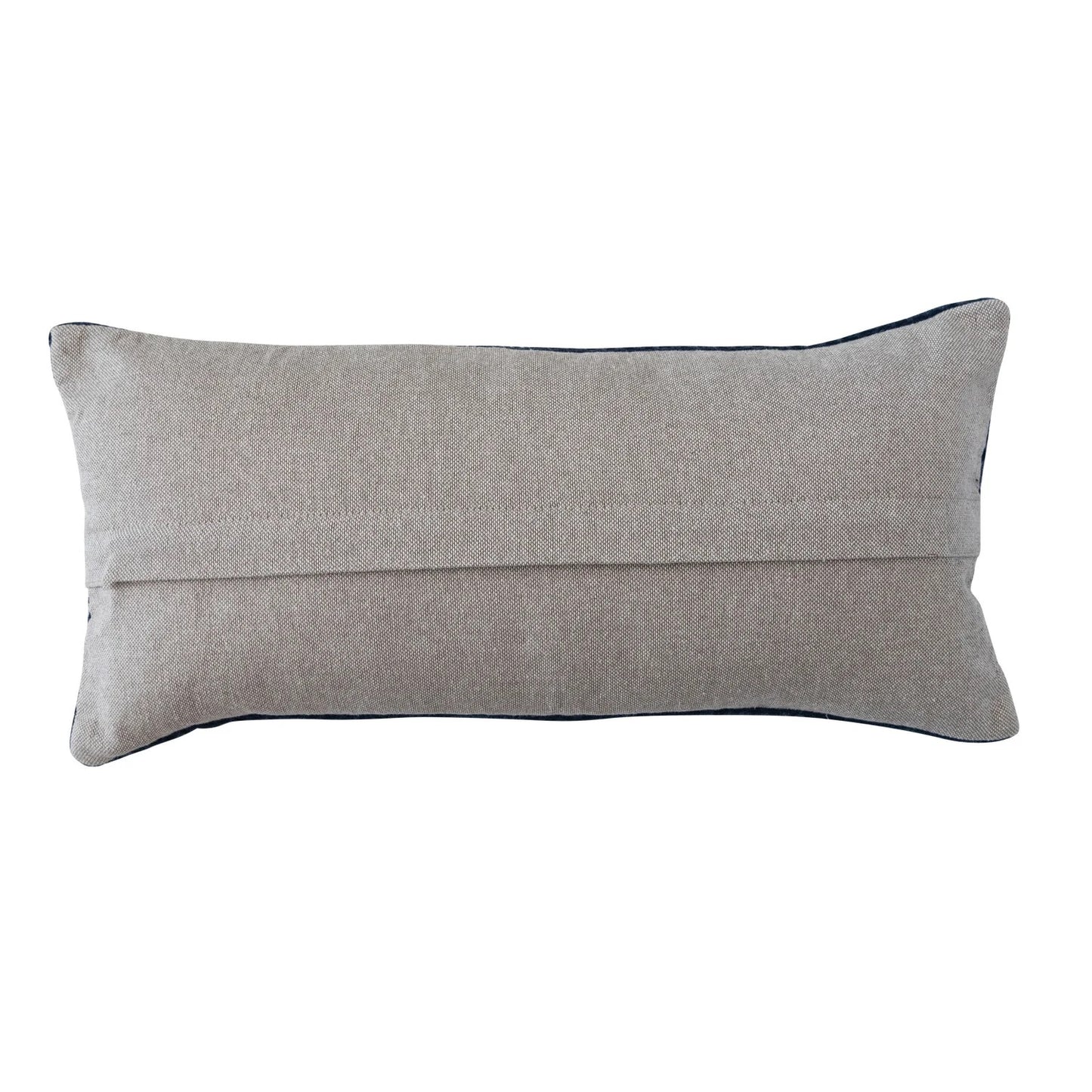 Velvet Beetles Embroidered Lumbar Pillow