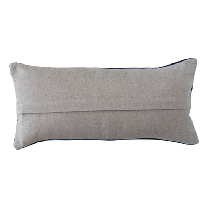Velvet Beetles Embroidered Lumbar Pillow