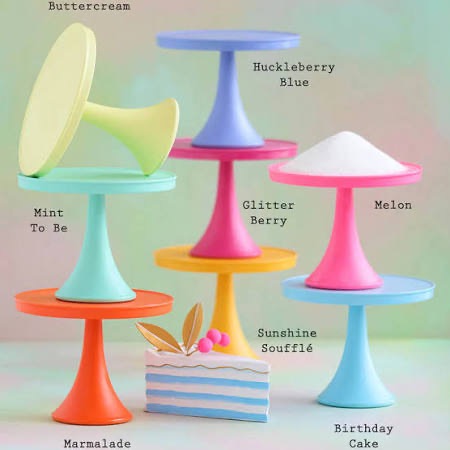 Glitterville Melamine Cake Stand 10.5" x 8"