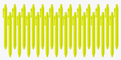 CITRON LIME SOFT-TOUCH JOTTER: VIBRANT FINE-POINT GEL PEN