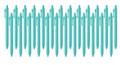 Teal the Show: Soft-Touch Fine Point Gel Pen