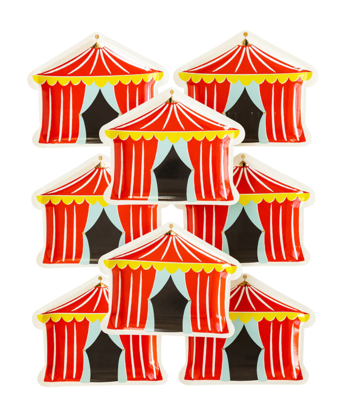 Carnival Tent Plate 8ct