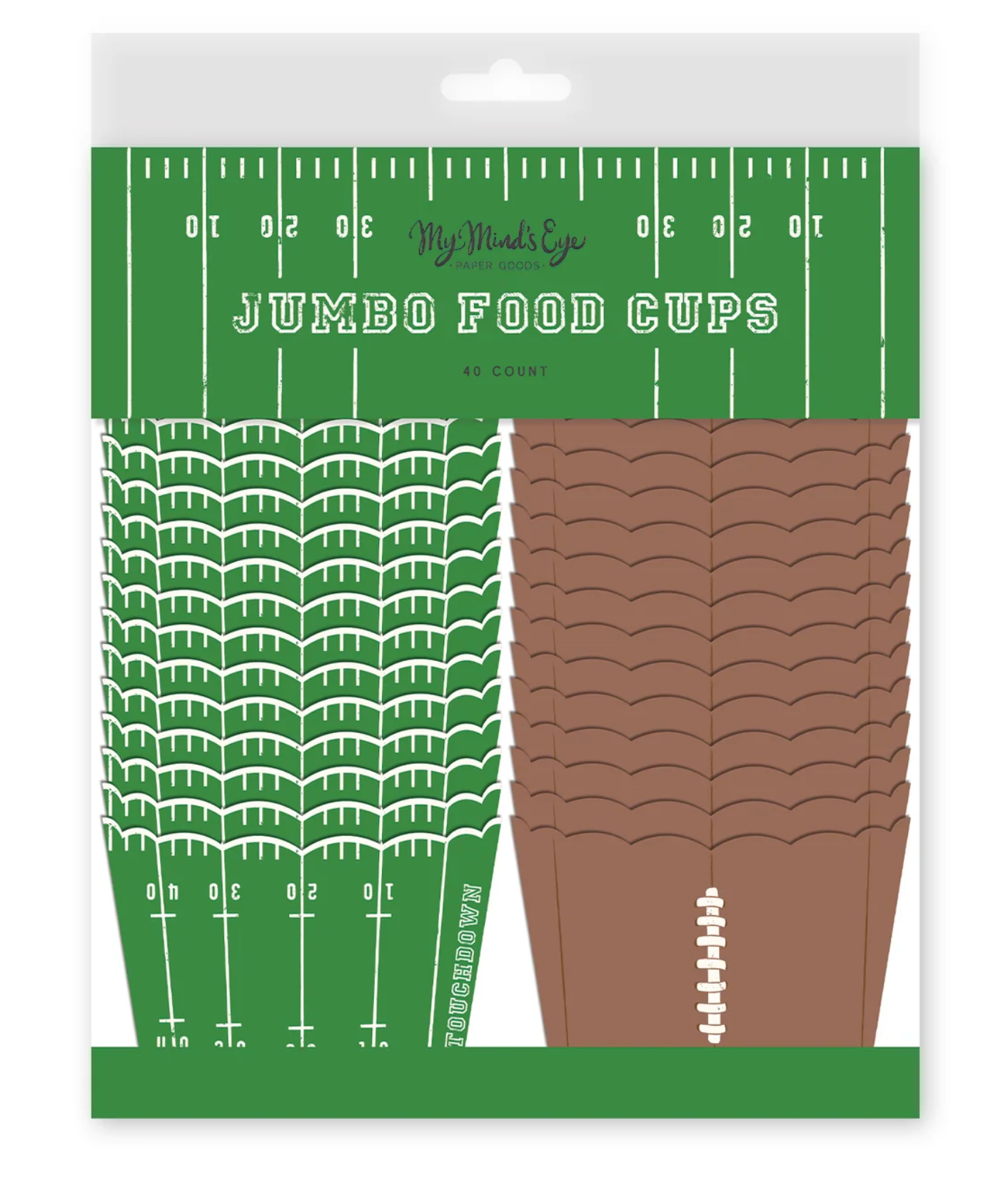 Football Food & Baking Cups