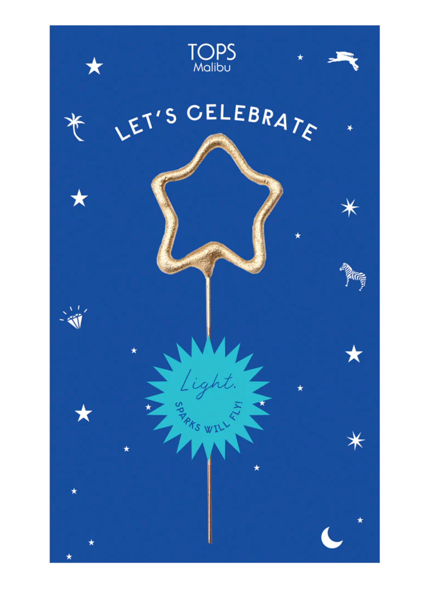 Mini Star Sparkler Card