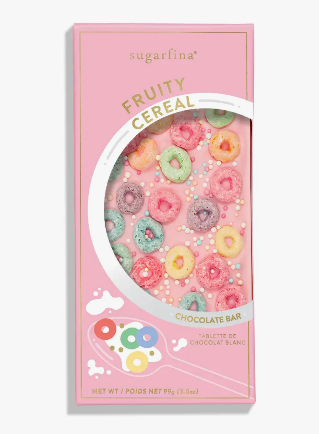 Pink Chocolate Fruity Cereal Bar Sugarfina