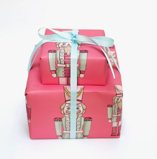 Pink Nutcracker Gift Wrap