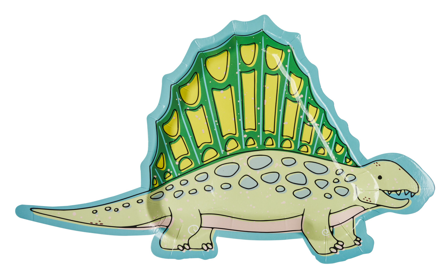 Dinosaur Die-Cut Plates-8ct