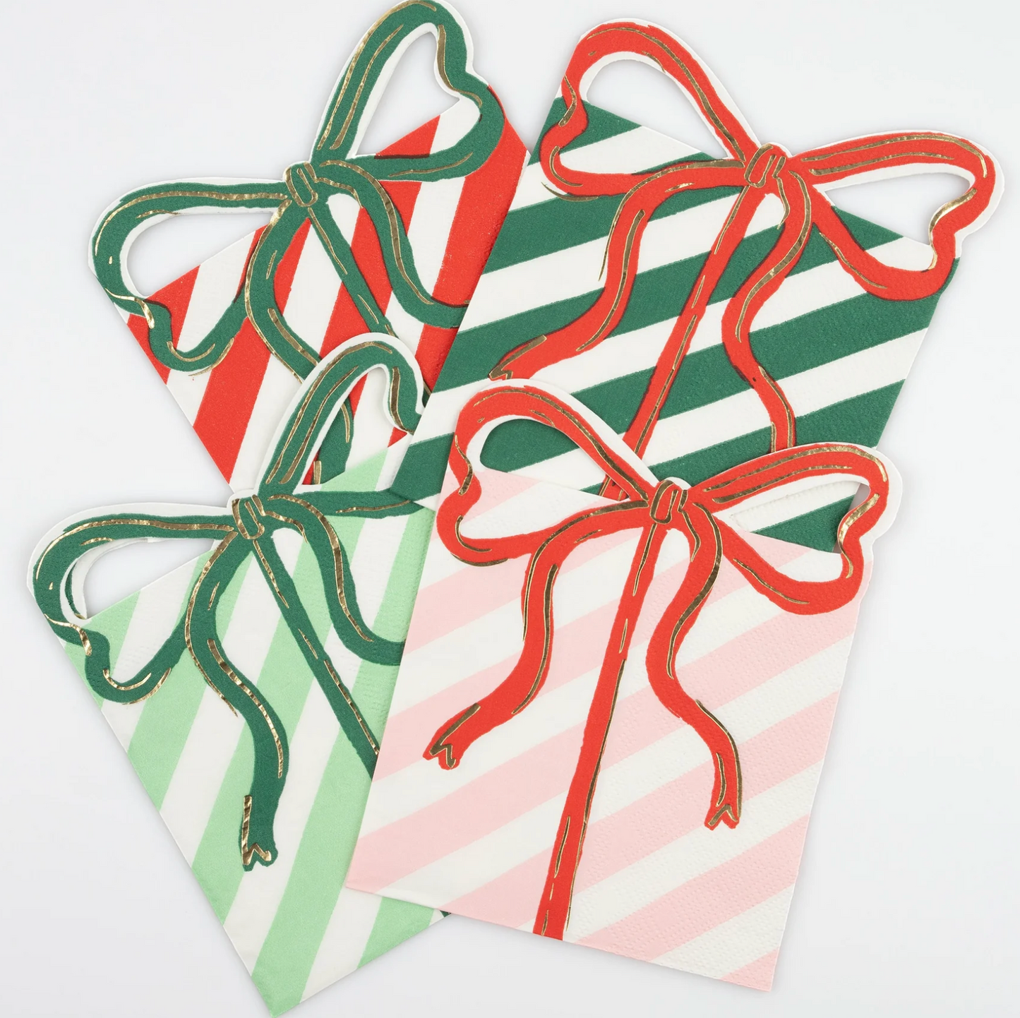 Christmas Present with Bow Napkins 16ct