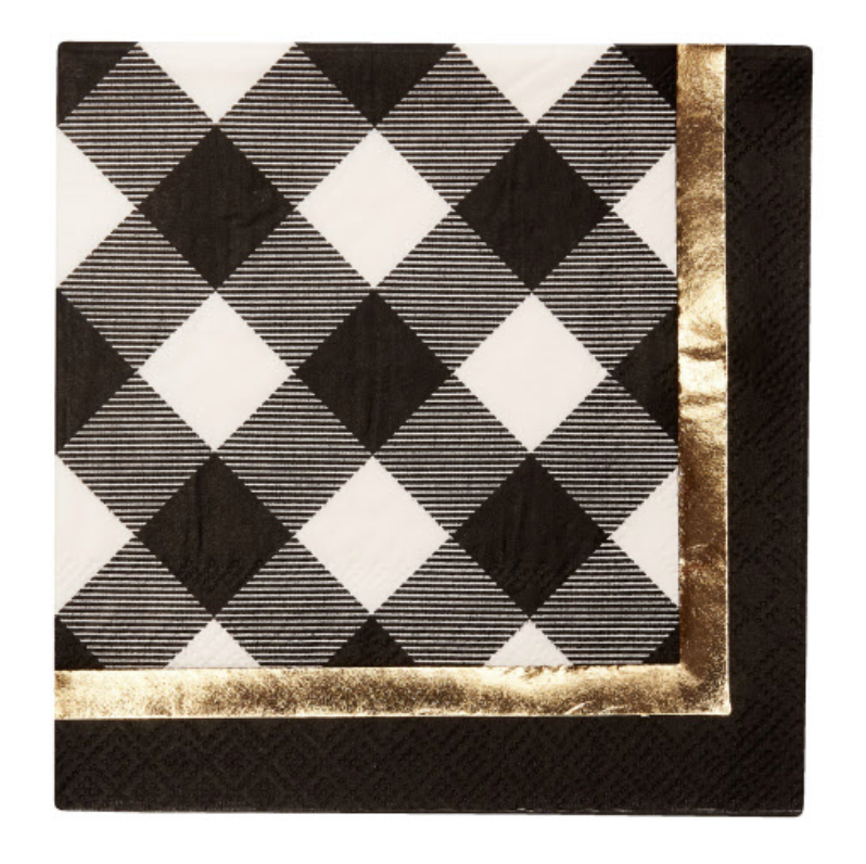 Black Buffalo Cocktail Napkin 20ct