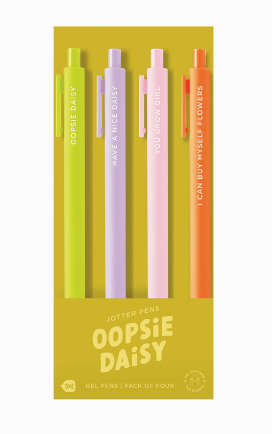 Oopsie Daisy Pen Set