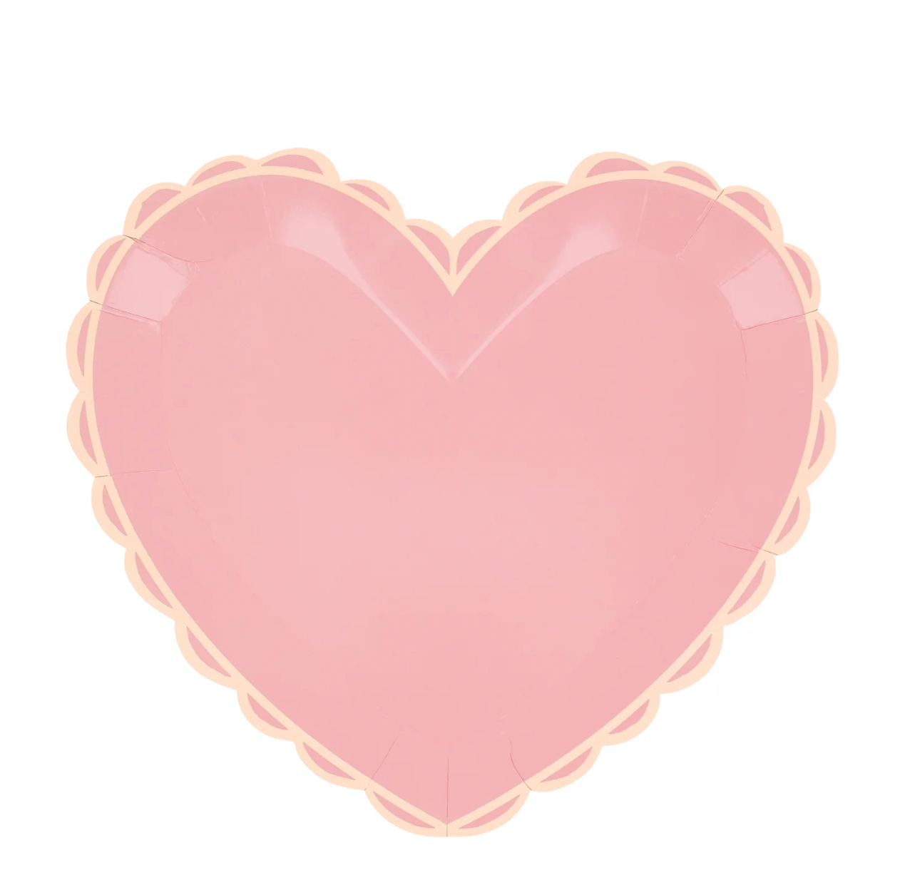 Meri Meri Pastel Heart Large Plates 8ct