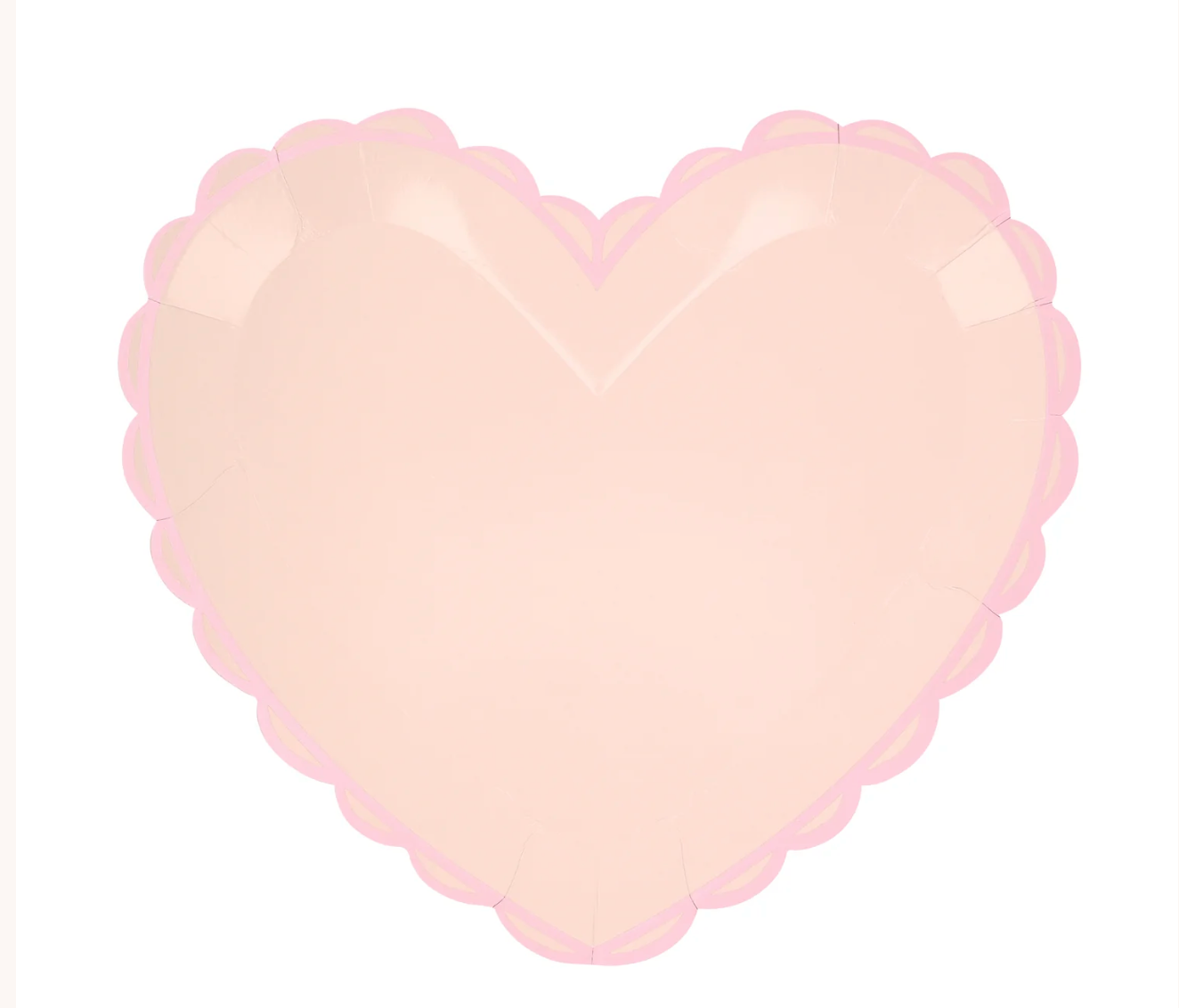 Meri Meri Pastel Heart Large Plates 8ct