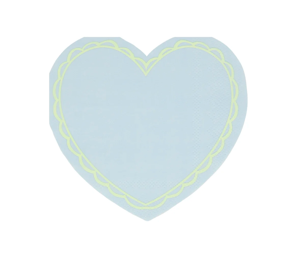 Meri Meri Pastel Heart Napkins 16ct