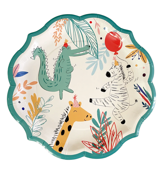 Party Animal Plates-8ct