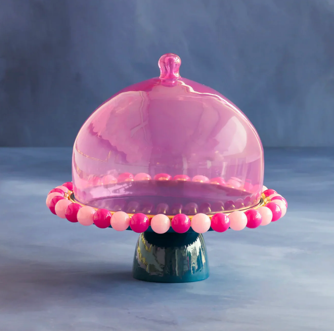 Glitterville BALLerina Large Cake Stand with Dome