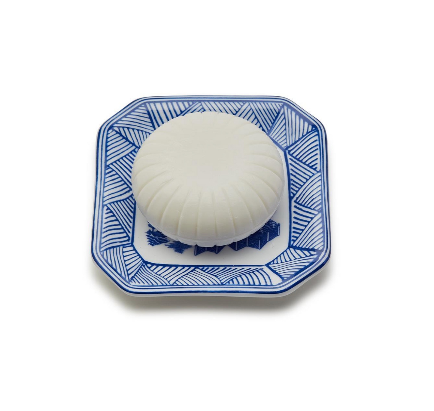 Blue Willow Soap + Porcelain Tray
