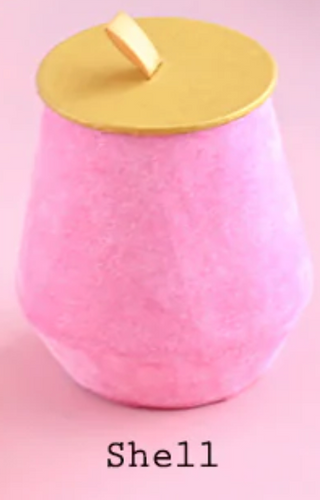 Glitterville Confectionary Covered Decorative Paper Canisters