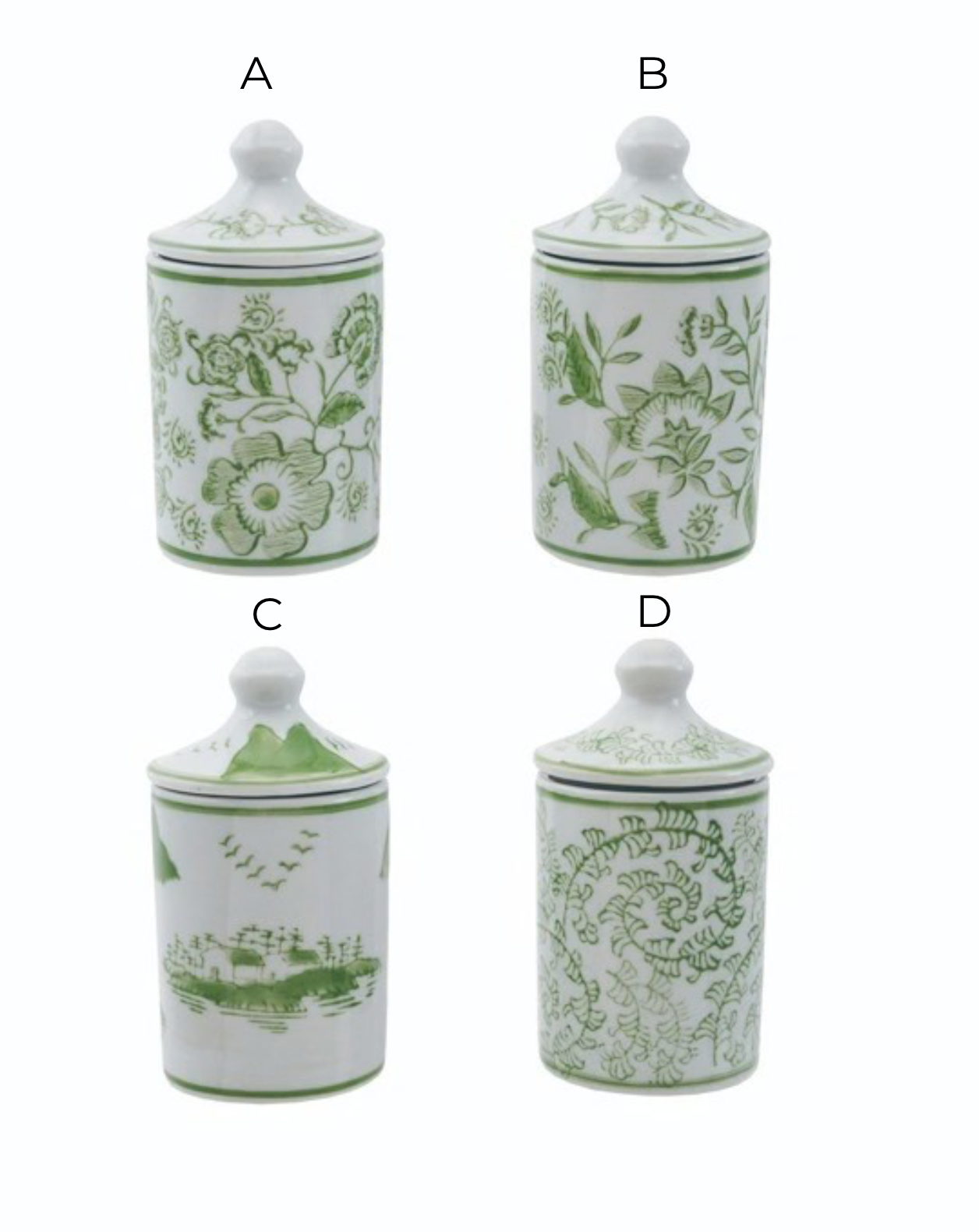 Mini Vintage Ginger Spice Jar, 4 Styles