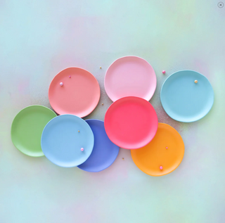 Glitterville Melamine Rainbow Platter, 16"