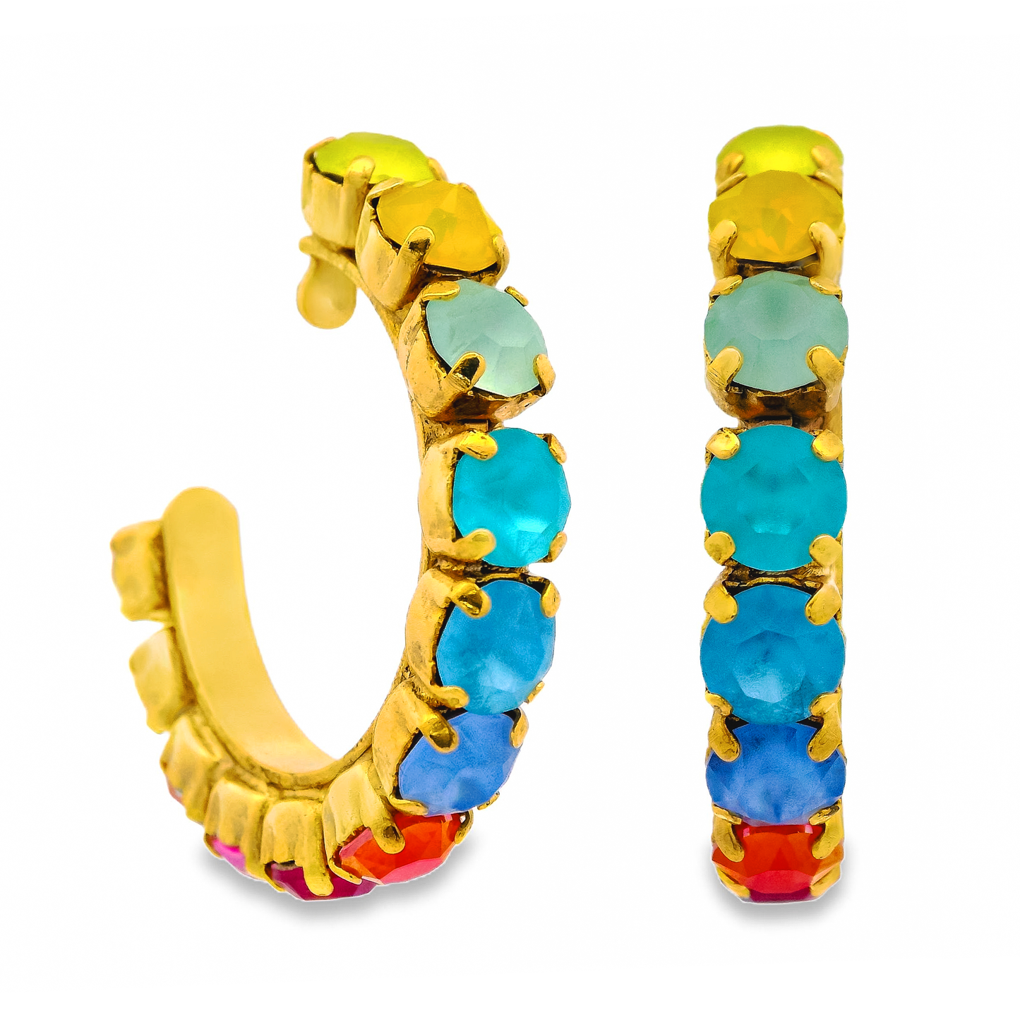 Jubilee Hoop Earrings in Candy Crush Colors: ABV