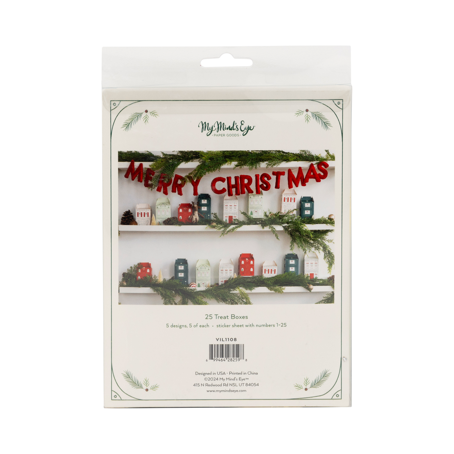 25 Christmas Village Treat Boxes